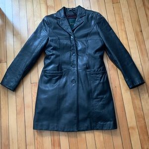 DANIER leather coat